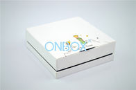 Square Prince Jewelry Set Box ,  Printing Cardboard Jewellery Box With Rotational Core Of Lid